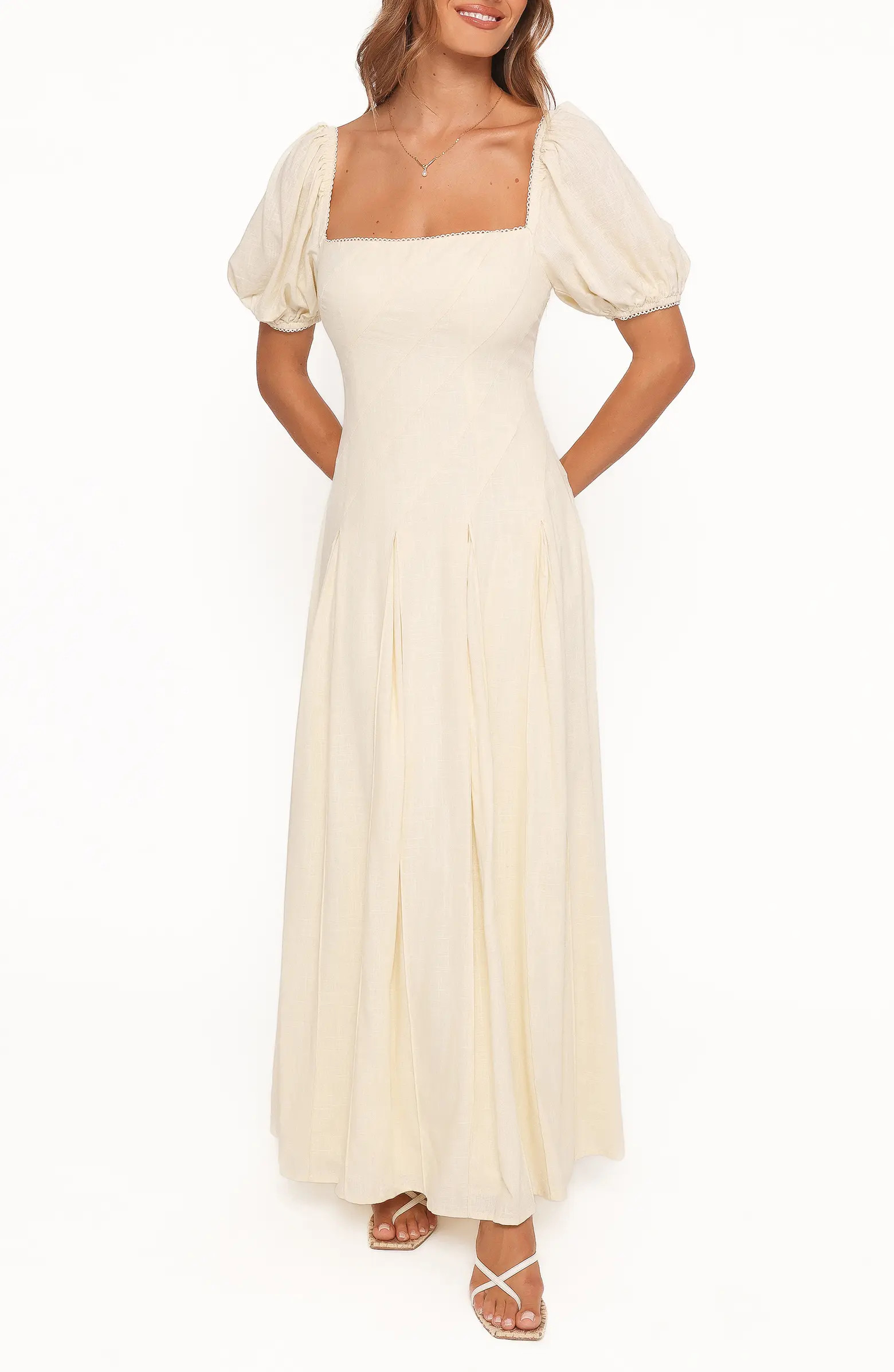Petal & Pup Kinlee Puff Sleeve Maxi Dress | Nordstrom | Nordstrom