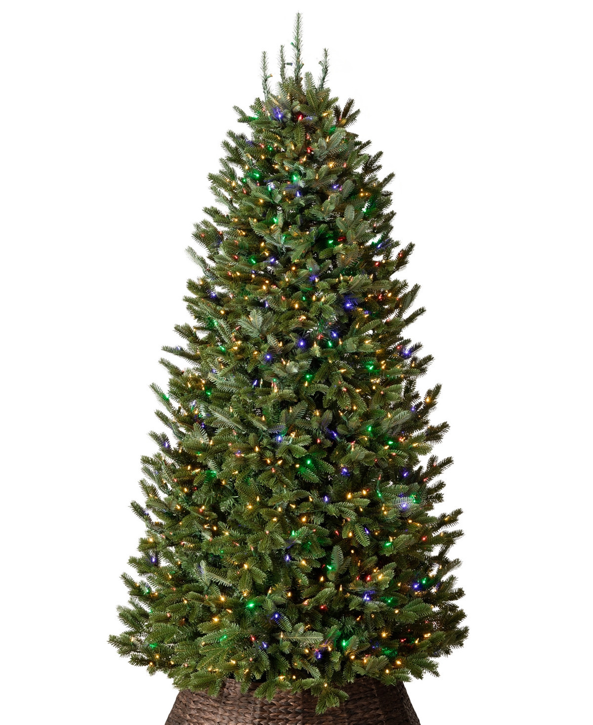 Balsam Hill 7.5 ft Pre-Lit Fraser Fir Narrow Tree - Green | Macy's