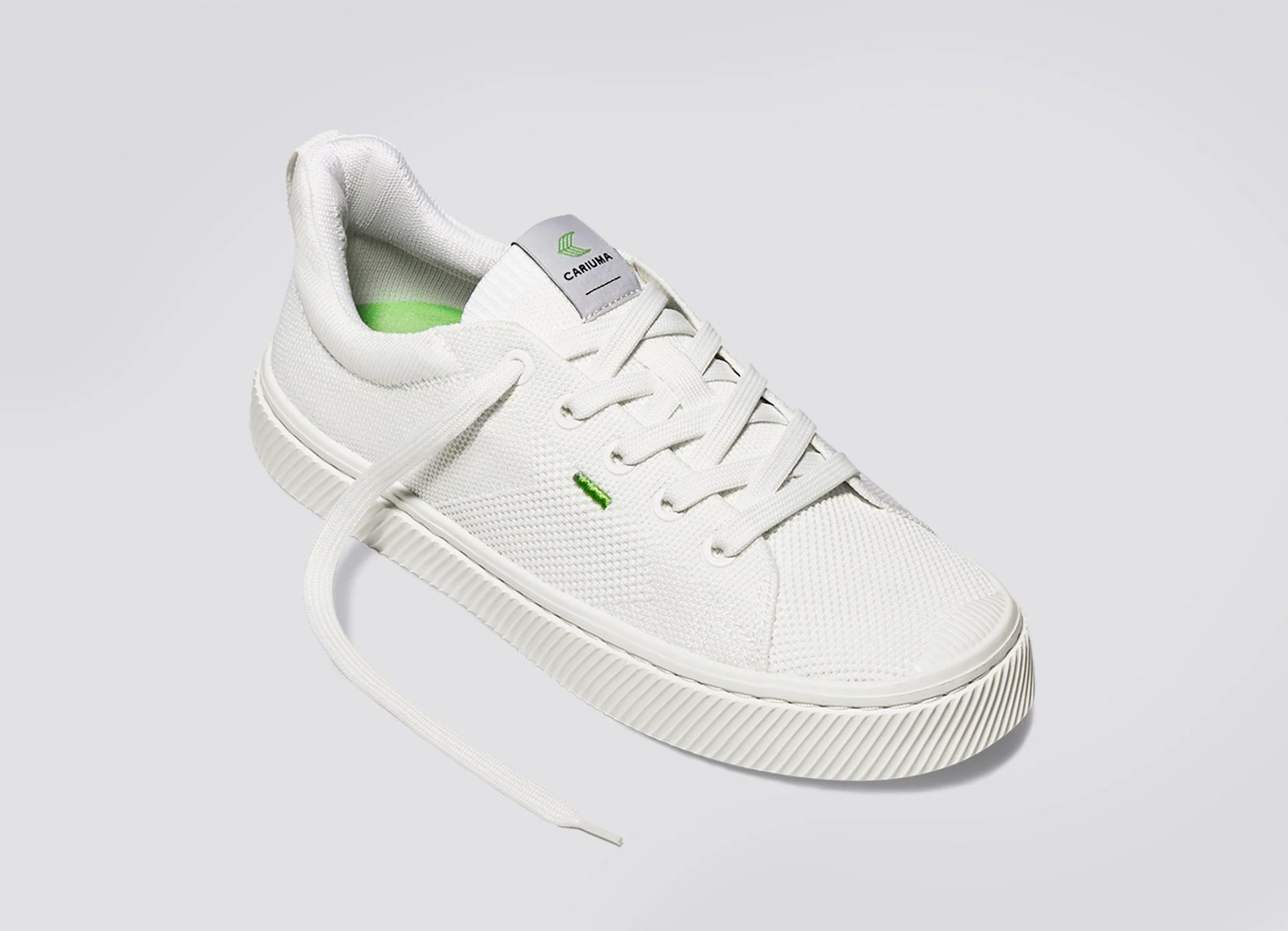 IBI Low Off-White Knit Sneaker Women | Cariuma