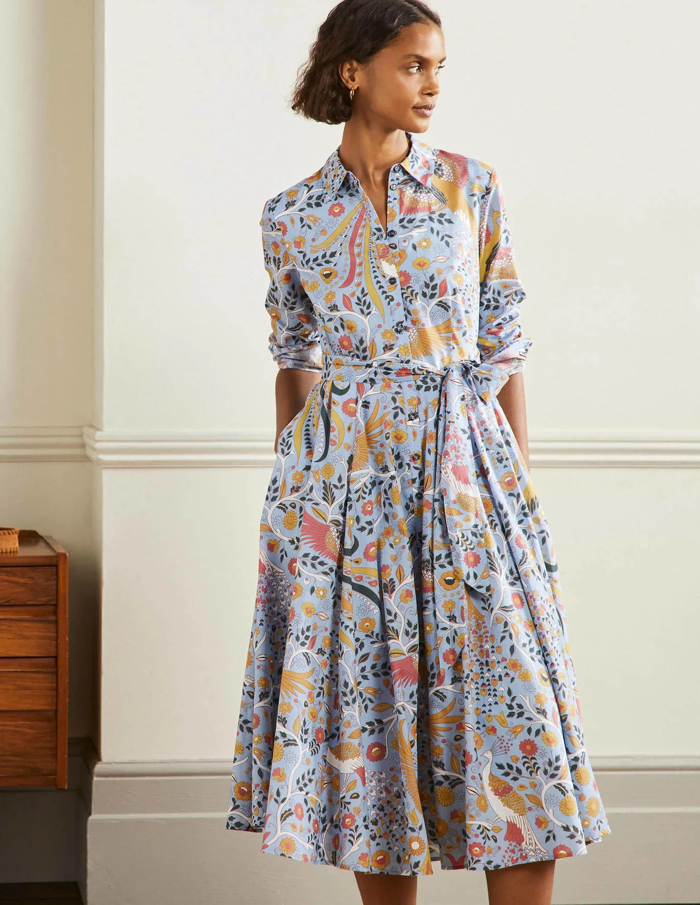 Kitty Midi Shirt Dress | Boden (US)