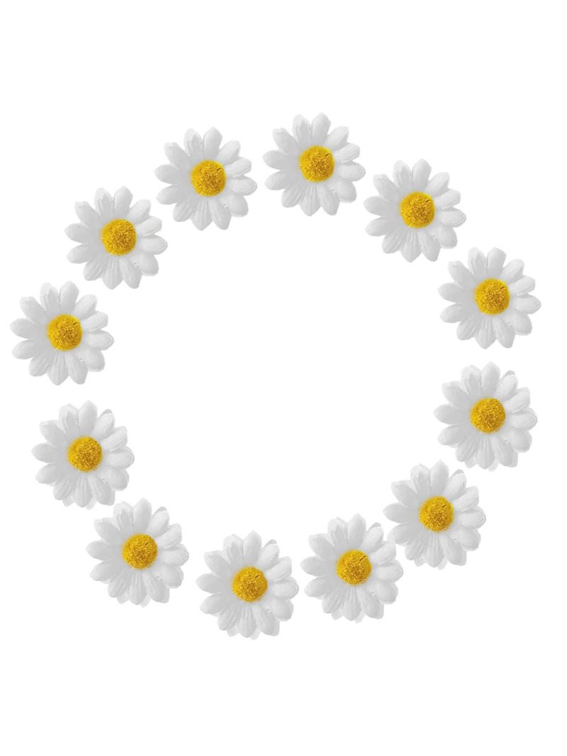 12pcs Womens Multi-colored Sweet Daisy Hair Clips Mini Sun Flower Hairpins Hair Accessory for Bri... | Walmart (US)