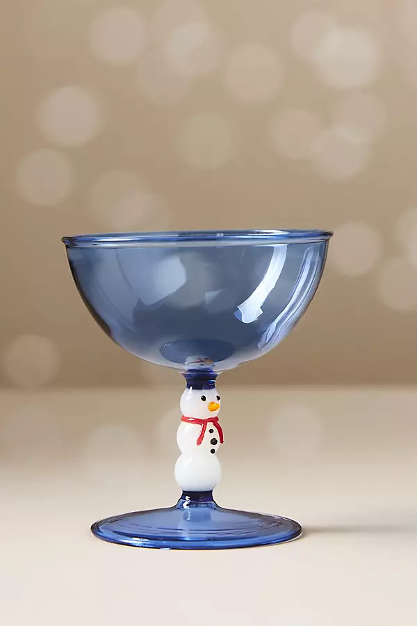 Icon Stemmed Coupe Glass | Anthropologie (US)
