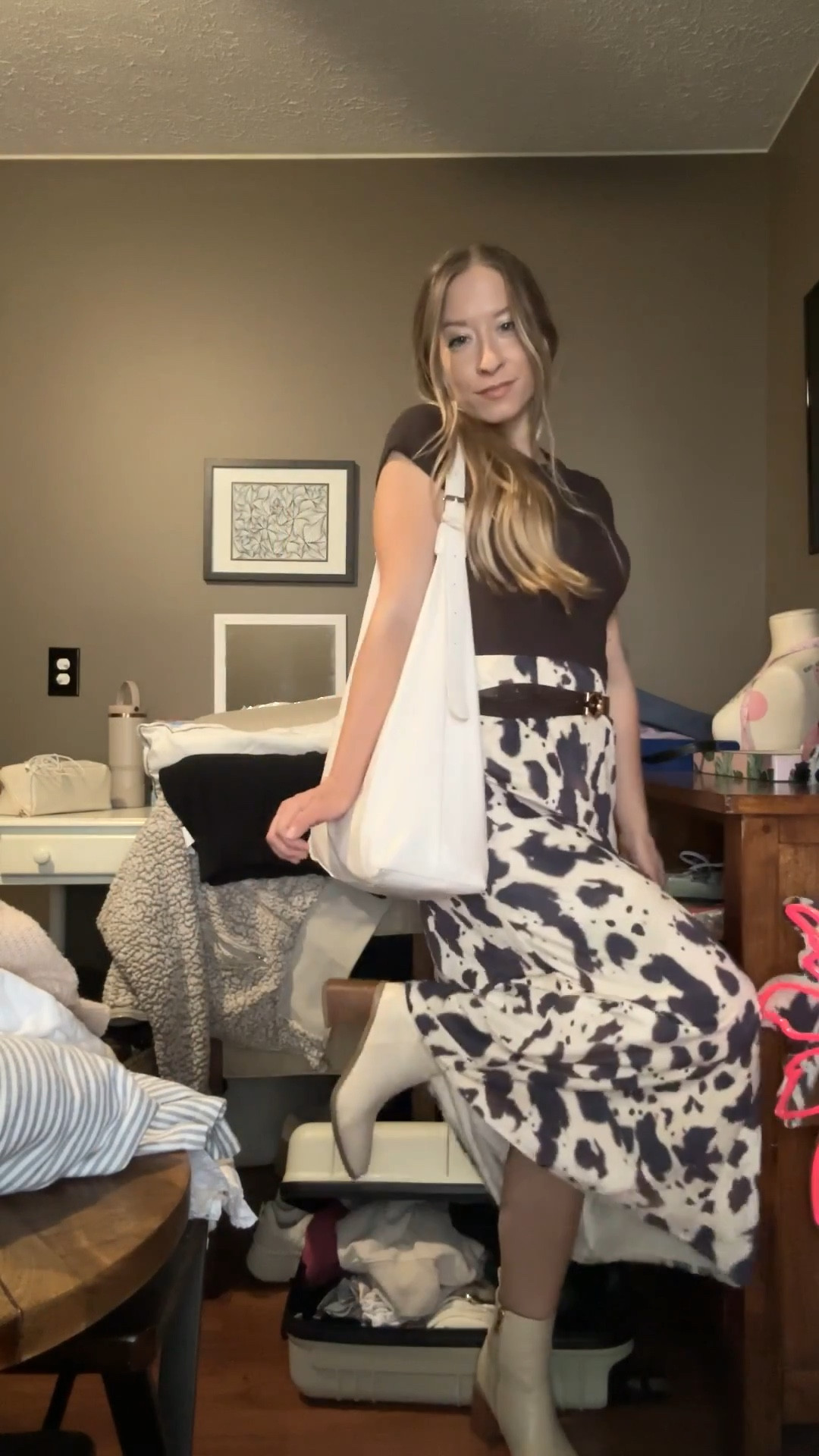 Casual maxi skirt outfit🤎 

#LTKootd #LTKdayinmylife