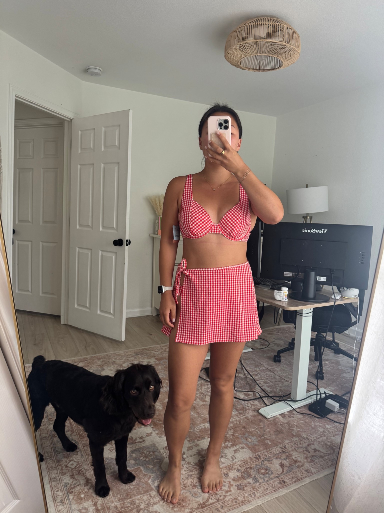 The most perfect July 4th bathing suit with matching skirt !!!! Also currently on sale #target #targetstyle 

#LTKSwim #LTKSaleAlert #LTKFindsUnder50