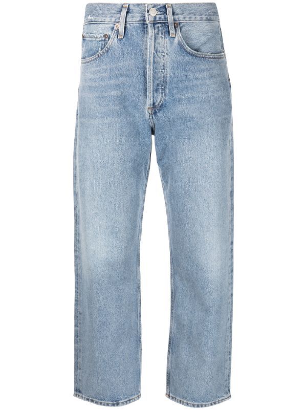 AGOLDE 90's Crop mid-rise Jeans - Farfetch | Farfetch Global