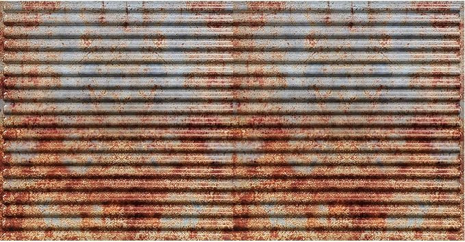 from Plain to Beautiful in Hours 261 Ridged Metal PVC 2' x 4' Lay-in Ceiling Tile (Covers / 8 sq.... | Amazon (US)