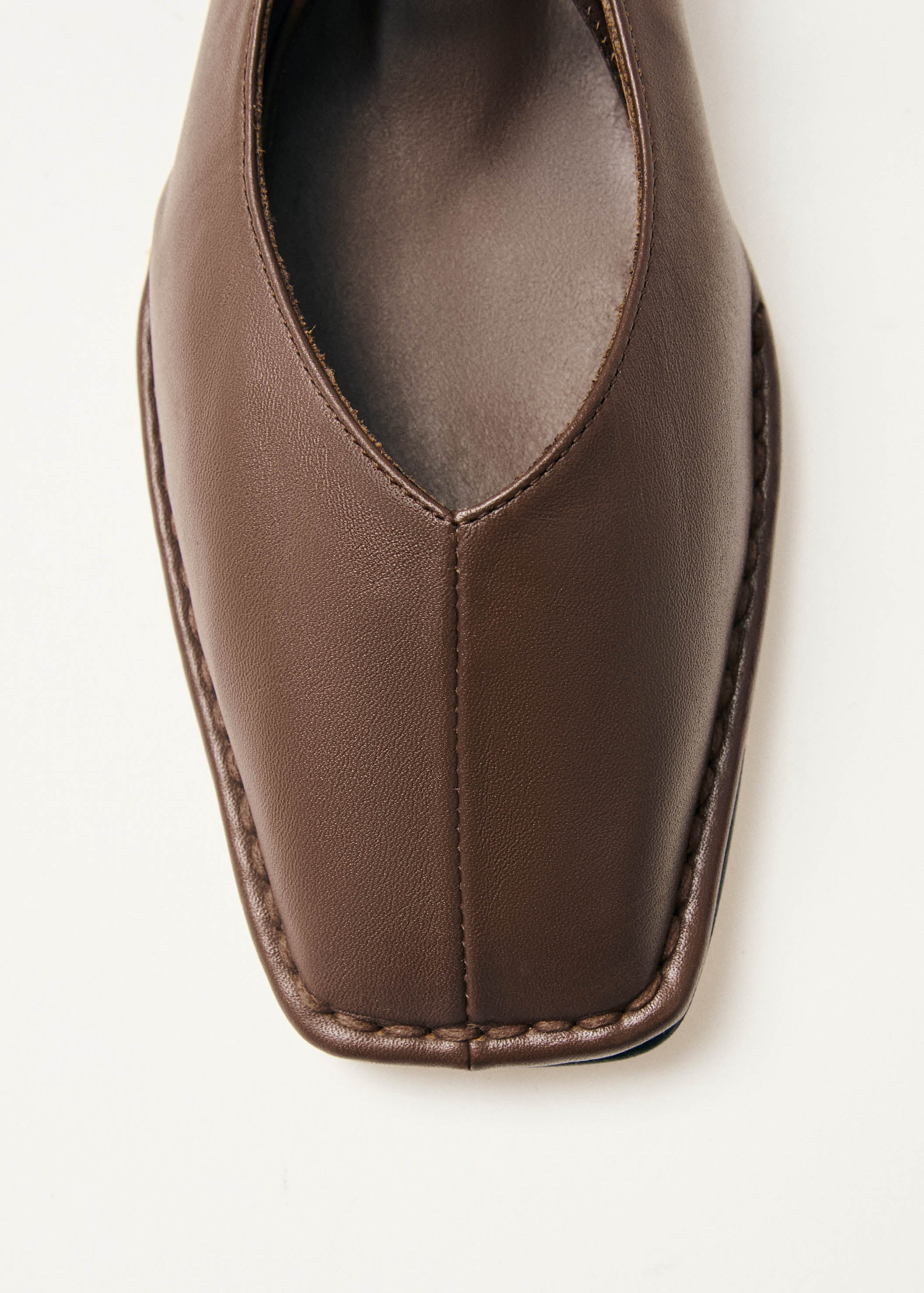 Sway - Brown Leather Ballet Flats | ALOHAS | Alohas US