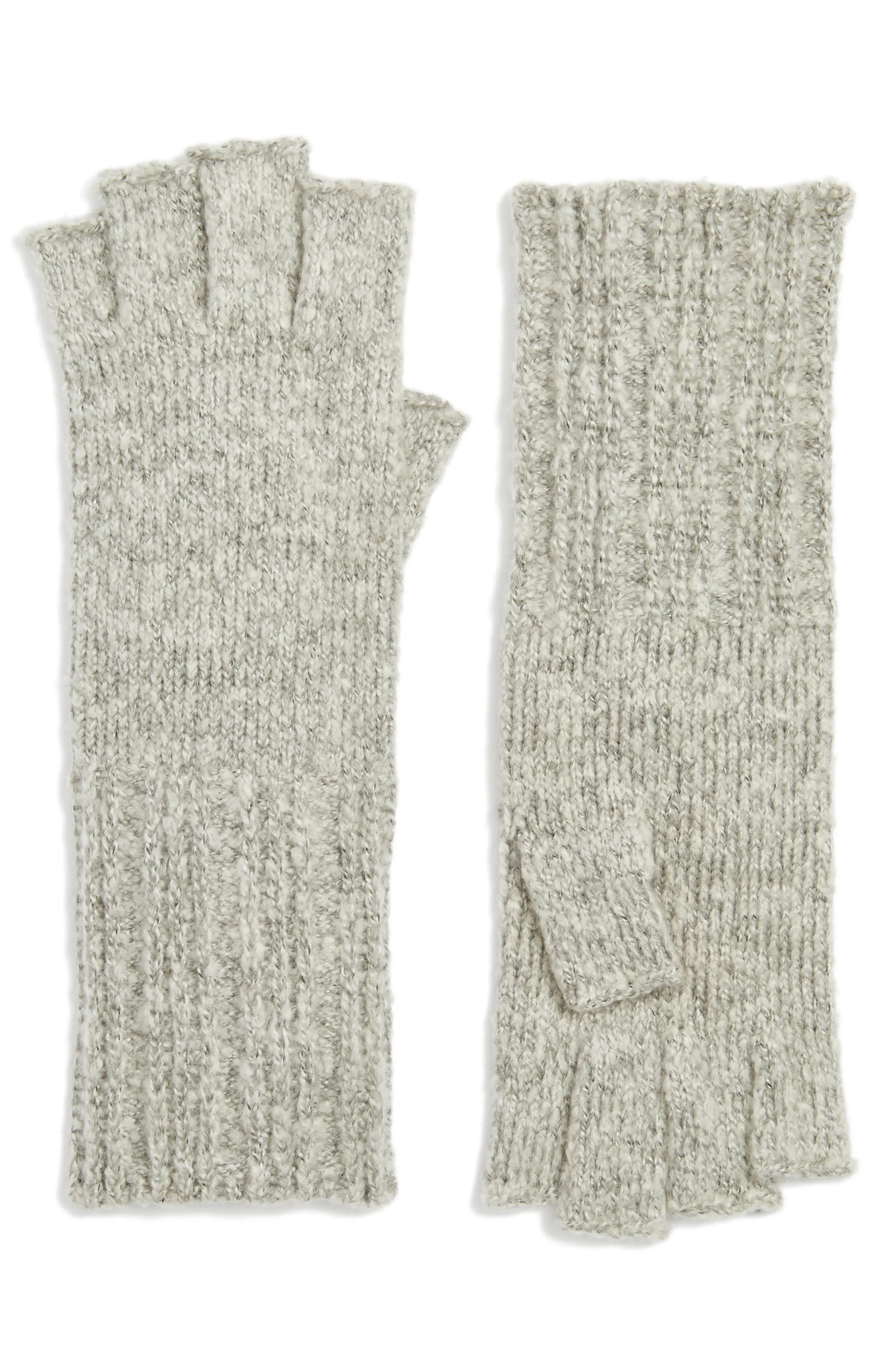 Rib Knit Fingerless Gloves | Nordstrom