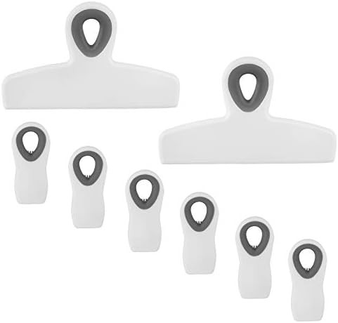 Cook with Color Set of Eight Bag Clips, 2 Large Heavy Duty Chip Clip and 6 Refrigerator Magnet Cl... | Amazon (US)
