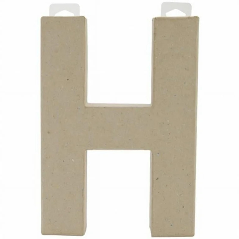 Darice 2862-H Paper-Mache Letter 8''X5.5''-H | Walmart (US)