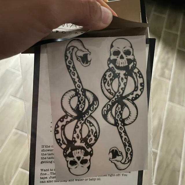 2 Dark Mark Temporary Tattoos Smashtat - Etsy | Etsy (US)