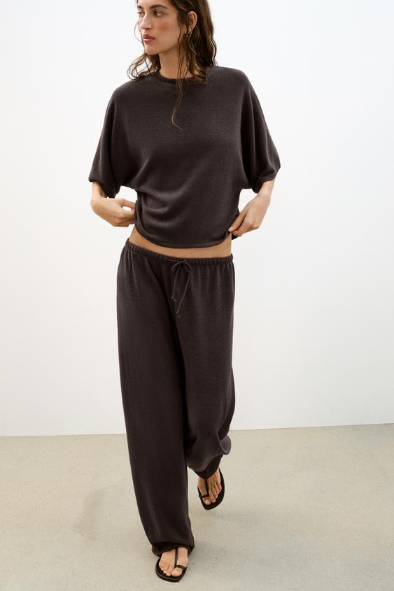 RUSTIC WIDE LEG PANTS | Zara US