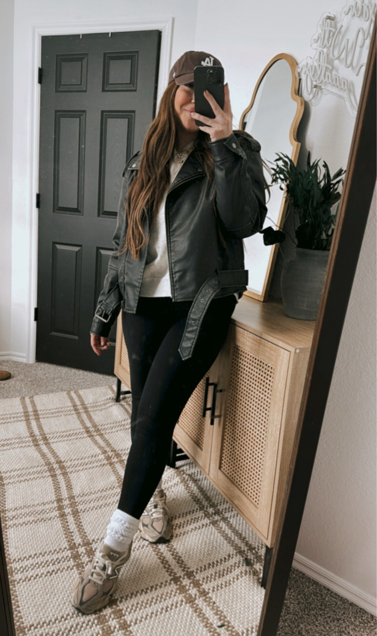 Such a simple outfit can look so elevated! #leggings #leatherjacket #amazon #amazonhaul #amazonfashion #ootd

#LTKSeasonal #LTKStyleTip #LTKFindsUnder100