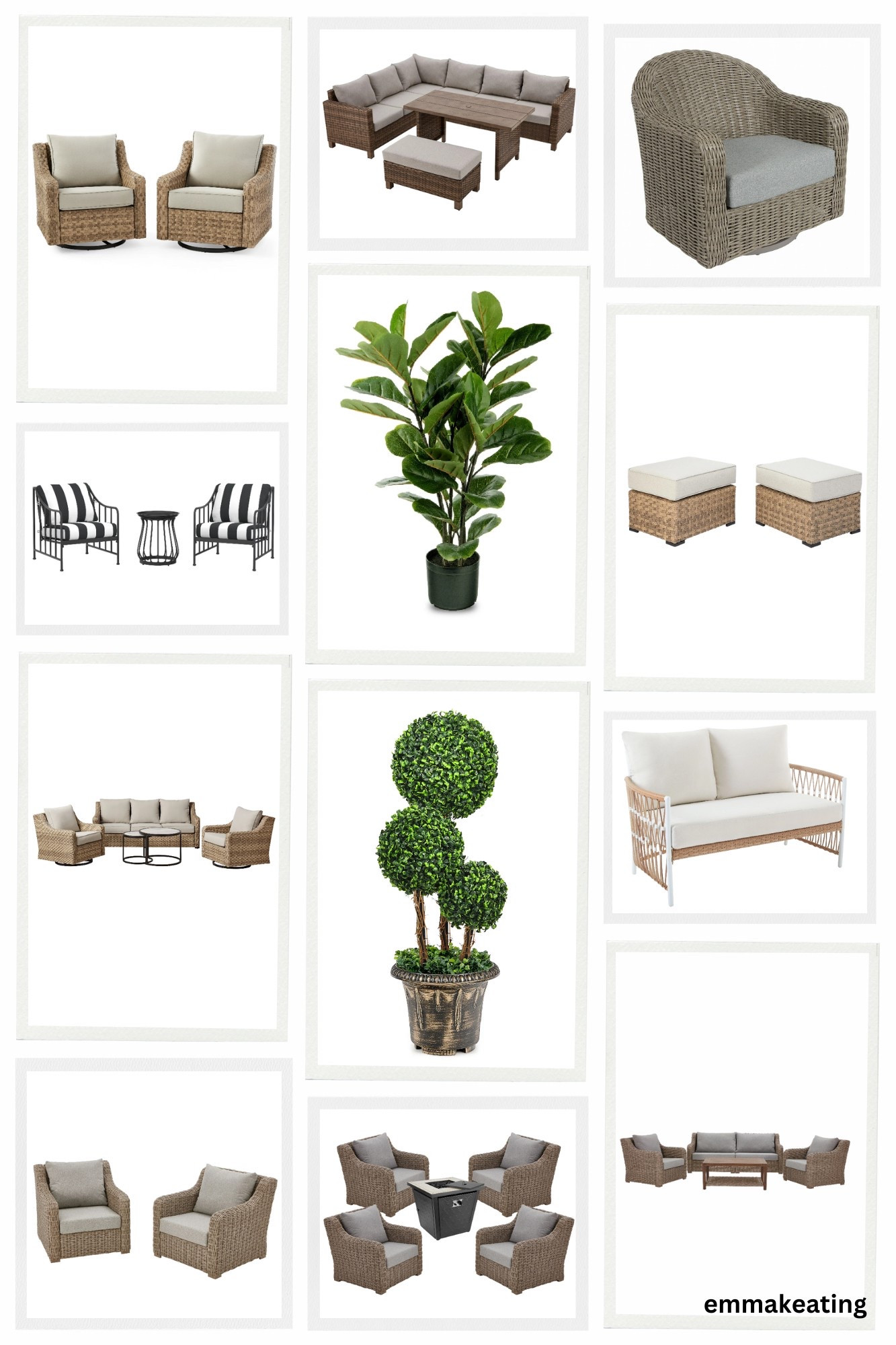 Outdoor furniture. Patio furniture. Outdoor patio furniture. Walmart. Walmart patio furniture. Walmart outdoor patio furniture. Walmart outdoor furniture. For the patio. Patio decor. Better Homes and Gardens. Better Homes and Gardens patio furniture. Better Homes and Gardens outdoor furniture. Fake outdoor plants. Faux outdoor plants. Black and white outdoor furniture. Wicker furniture. Outdoor wicker furniture. 

#LTKHome #LTKStyleTip #LTKSeasonal