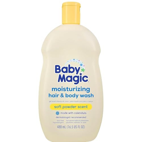 Baby Magic Moisturizing Hair & Body Wash, 16.5 Fl Oz | Amazon (US)