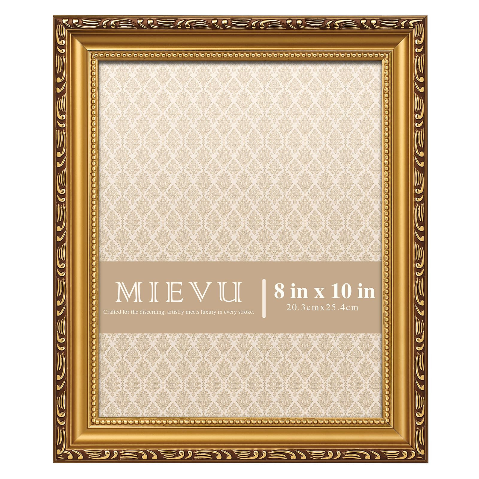 8×10 Picture Frame Gold - Picture Frames for Wall Hanging And Tabletop Display, Ornate Photo Fra... | Amazon (US)