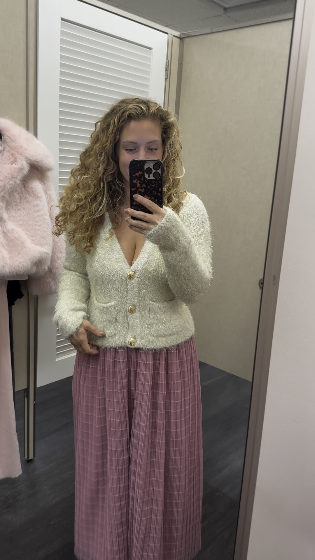 Macy’s Holiday Try On | My fav skirt I’ve found in a long time. Great color, comfortable elastic waist. Whimsical details. Would pair well with a tee or dress up more with a sweater like shown here. This sweater too tho!! It’s fabulous! 🥰

#LTKCyberWeek #LTKFindsUnder50 #LTKHoliday