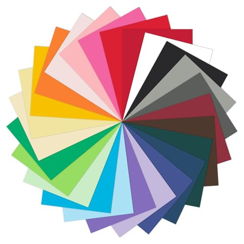 Colored Card Stock 8.5 x 11 Assorted, Goefun Colored Cardstock 25 Colors, 80lb Colorful Printer Paper, Multicolor Construction Paper for Crafts & Scrapbooking | Amazon (US)