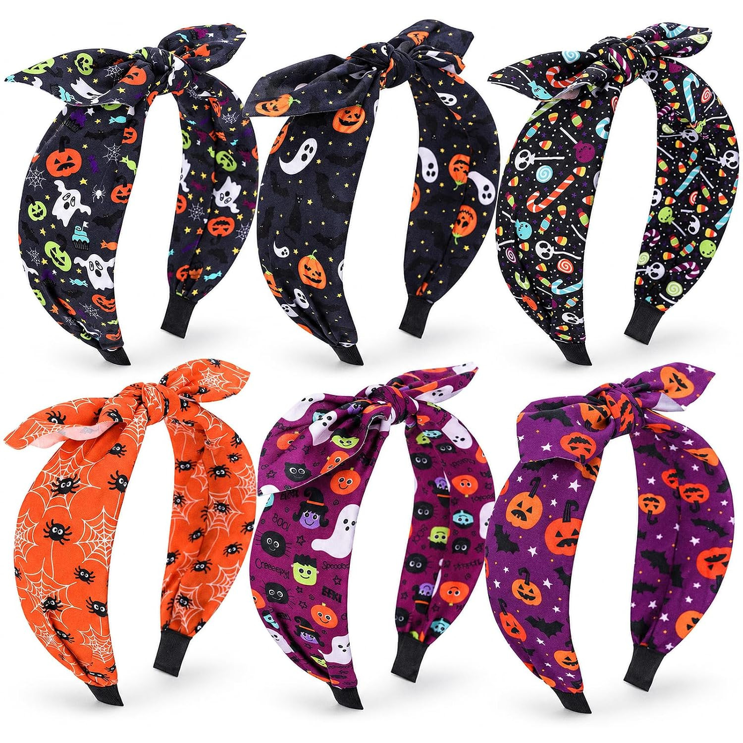 6PCS Halloween Headbands for Women, Halloween Accessories for Festive Gift | Amazon (US)