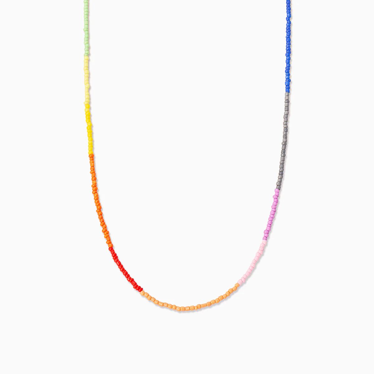 Color Block Beaded Necklace | Uncommon James