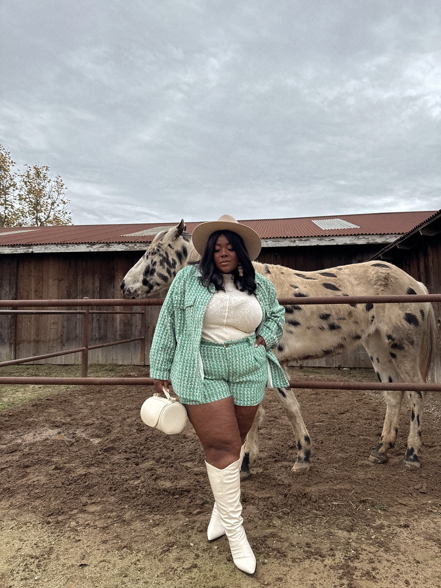 Farm Day Outfit 

Set 2X / 20

#plussizefashion #plussizeoutfit #widecalfboots 

#LTKplussize #LTKsalealert #LTKfindsunder100
