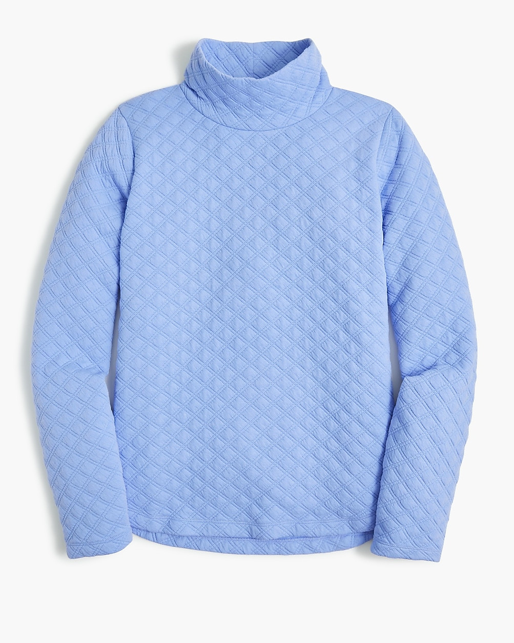 Quilted mockneck pullover | J.Crew Factory