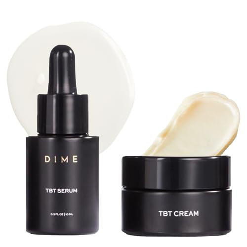 DIME Beauty TBT Reviving Skincare Set ($32 Value) - Includes TBT Cream (15 ml) + Serum (10 ml), Formulated with Bakuchiol, a Clean Retinol Alternative to Reduce the Appearance of Fine Lines | Amazon (US)