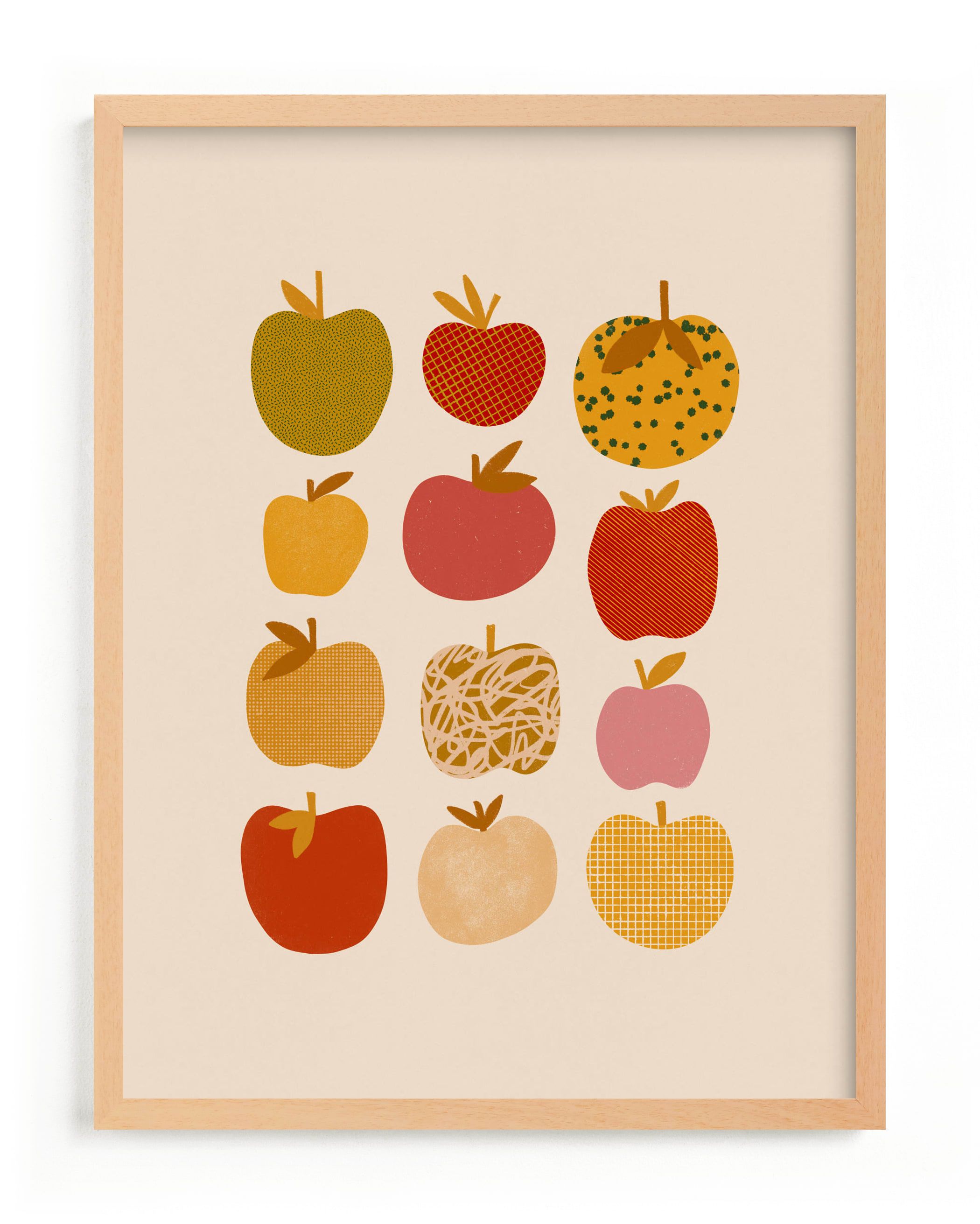 "Apples" - Graphic Limited Edition Art Print by Alisa Galitsyna. | Minted