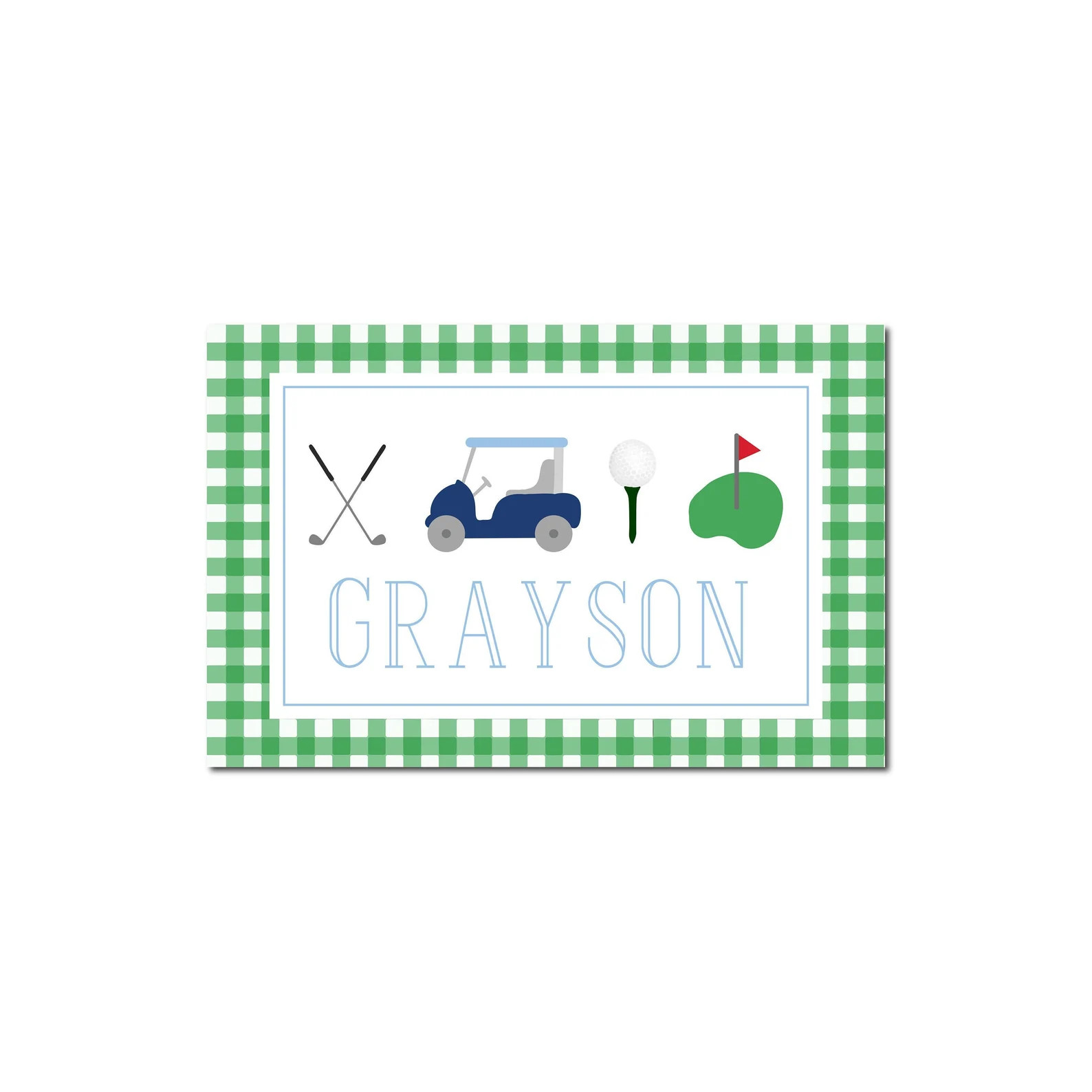 Personalized Golf Placemat, Kid Placemat, Personalize Placemat for Kid, Toddler Placemat, Golf Pl... | Etsy (US)