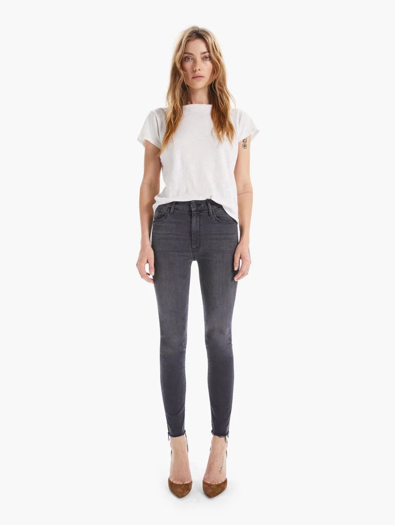 The High Waisted Looker Ankle Fray | Mother Denim