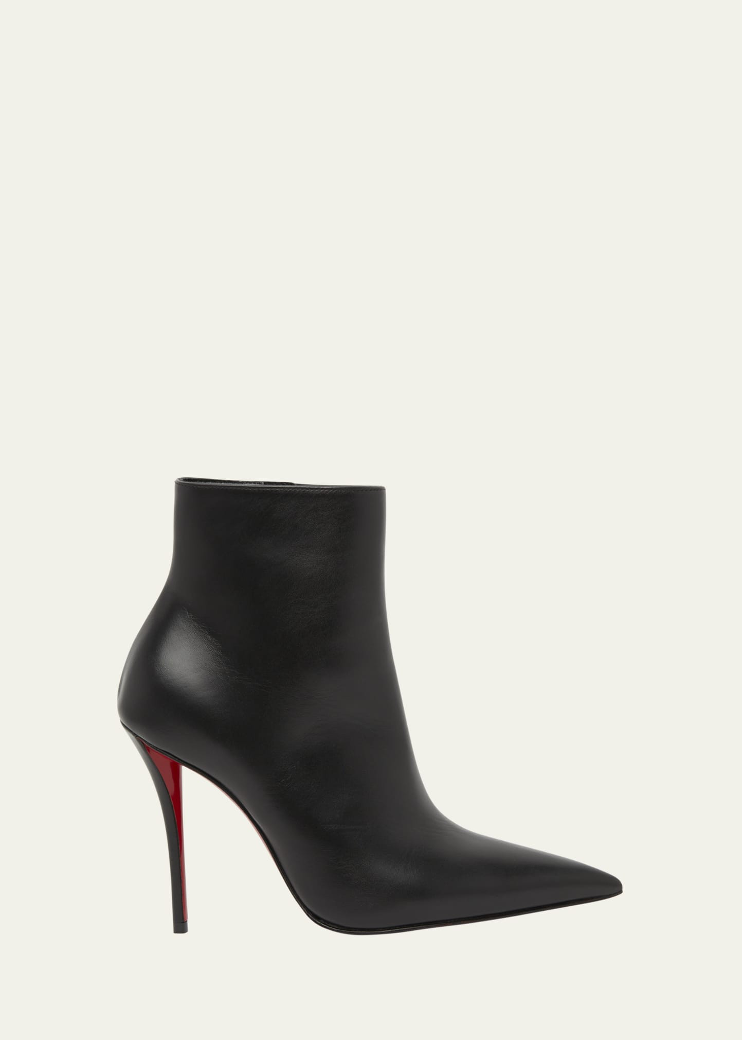Christian Louboutin 100mm Miss Z Leather Booties | Bergdorf Goodman