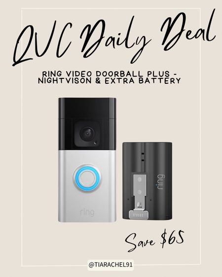 Ring Doorball on sale today only on QVC! 

#LTKhome #LTKsalealert #LTKfamily