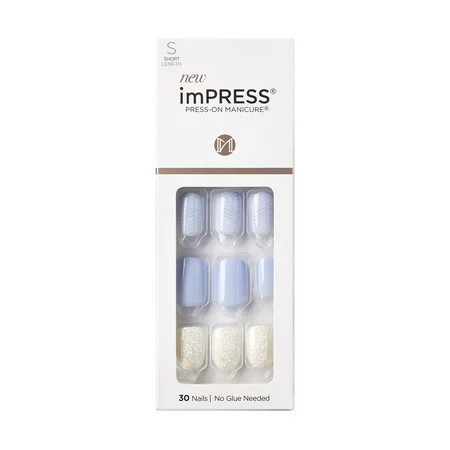KISS imPRESS Press-On Nails ‘Lavender Whisper’ 30 Count | Walmart (US)