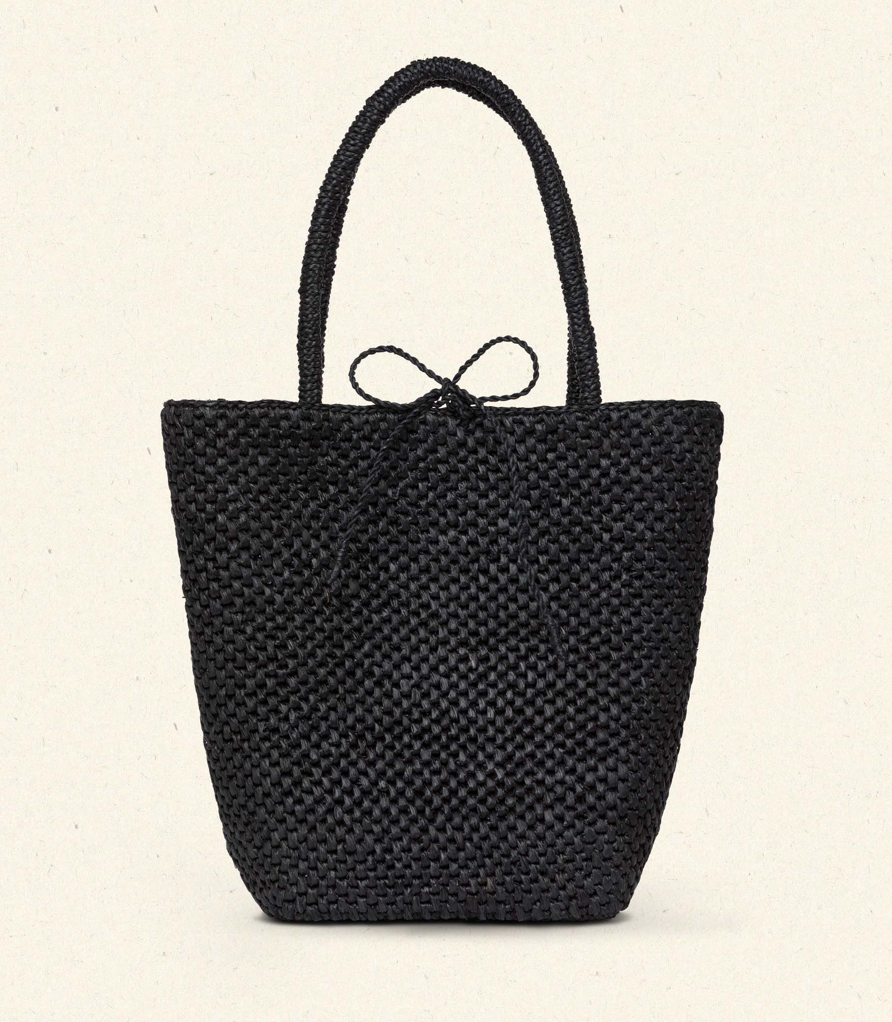 Bateau Bag - Black Raffia | DÔEN | DOEN