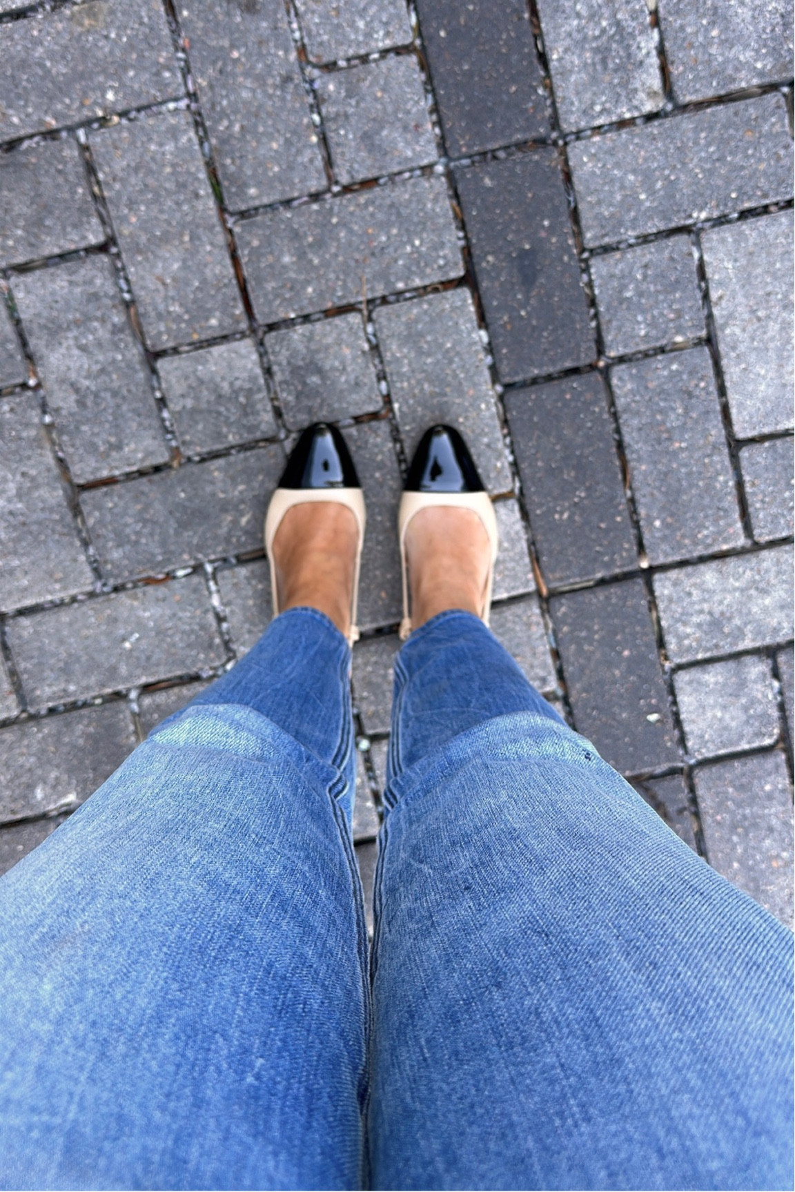 Low heel two tone sling back pumps for under $50

#LTKfindsunder50 #LTKshoecrush #LTKHoliday