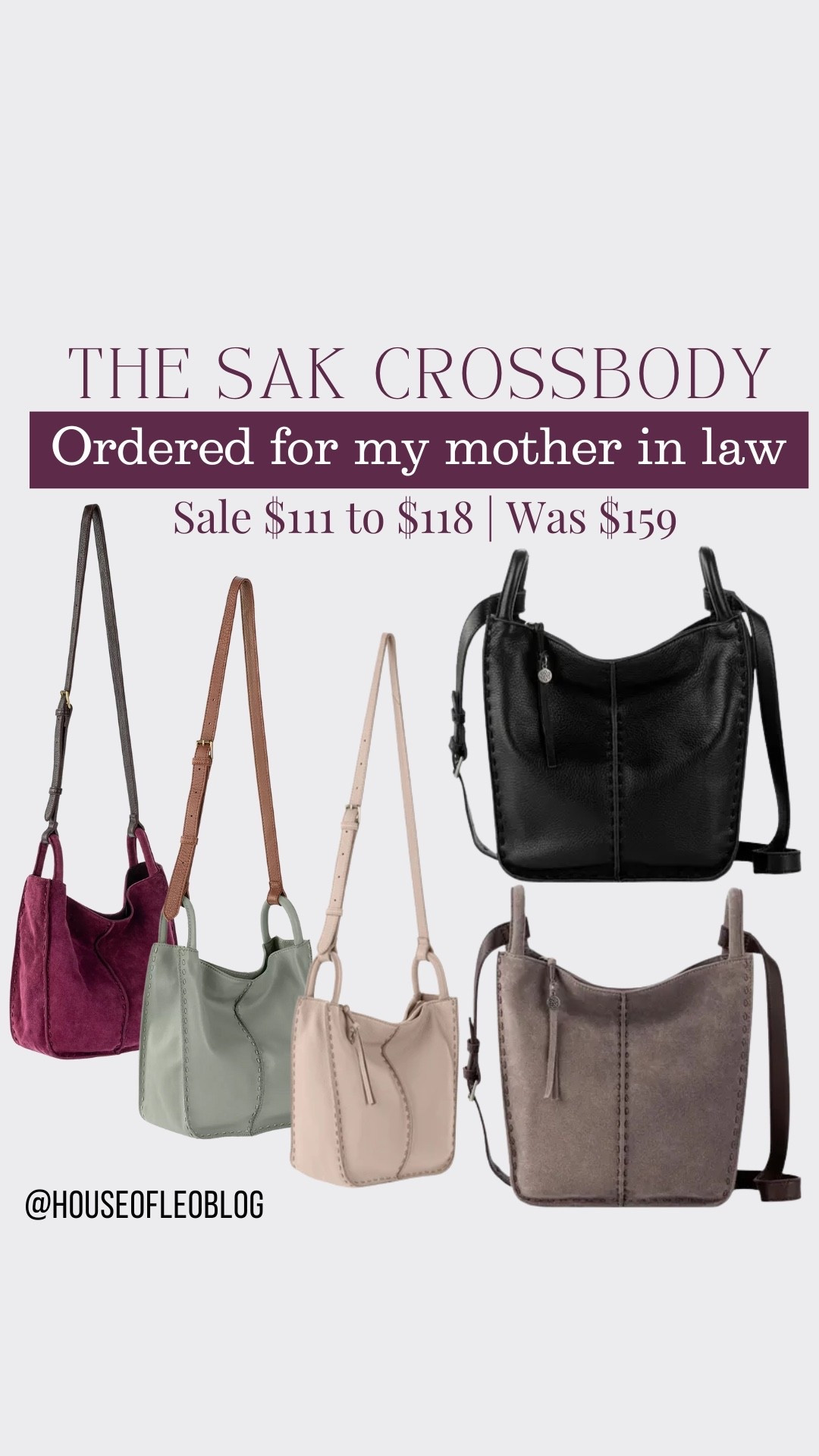 Suede bag, crossbody bag, gifts for your mother-in-law, gifts for your mother,  gifts for women,  gifts for her, gift guide 

#LTKGiftGuide #LTKSaleAlert