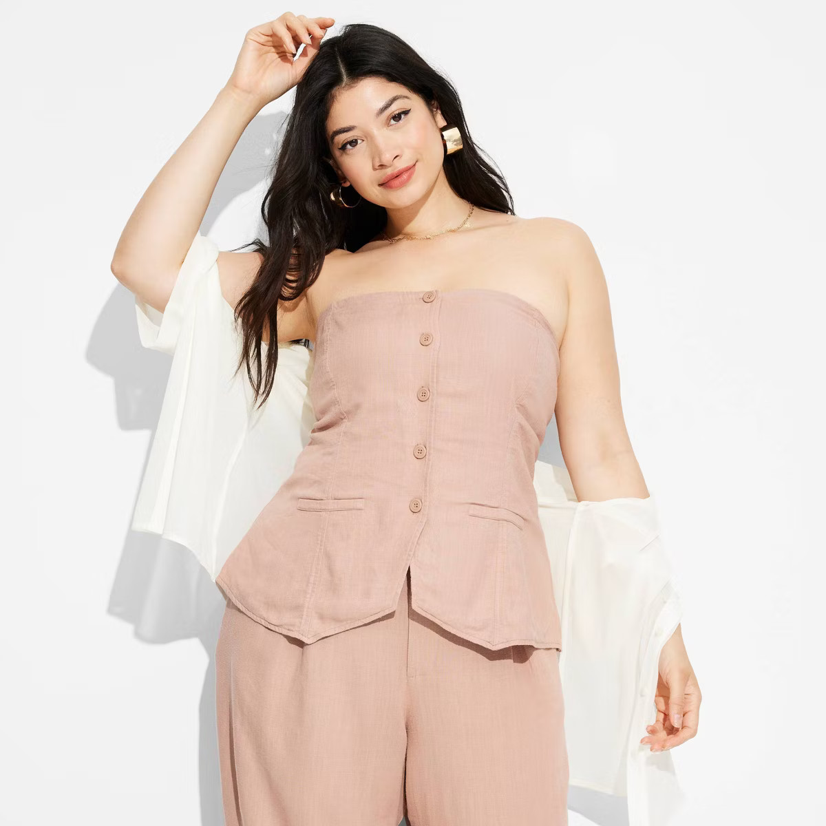 Women's Linen Suiting Tube Top - Wild Fable™ | Target