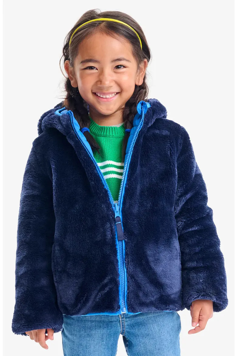 Kids' Reversible Fleece Puffer Jacket | Nordstrom | Nordstrom