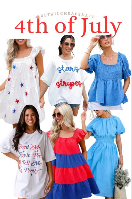4th of July finds! How cute are these?! Use code PARTY20

#LTKFindsUnder50 #LTKStyleTip #LTKSeasonal