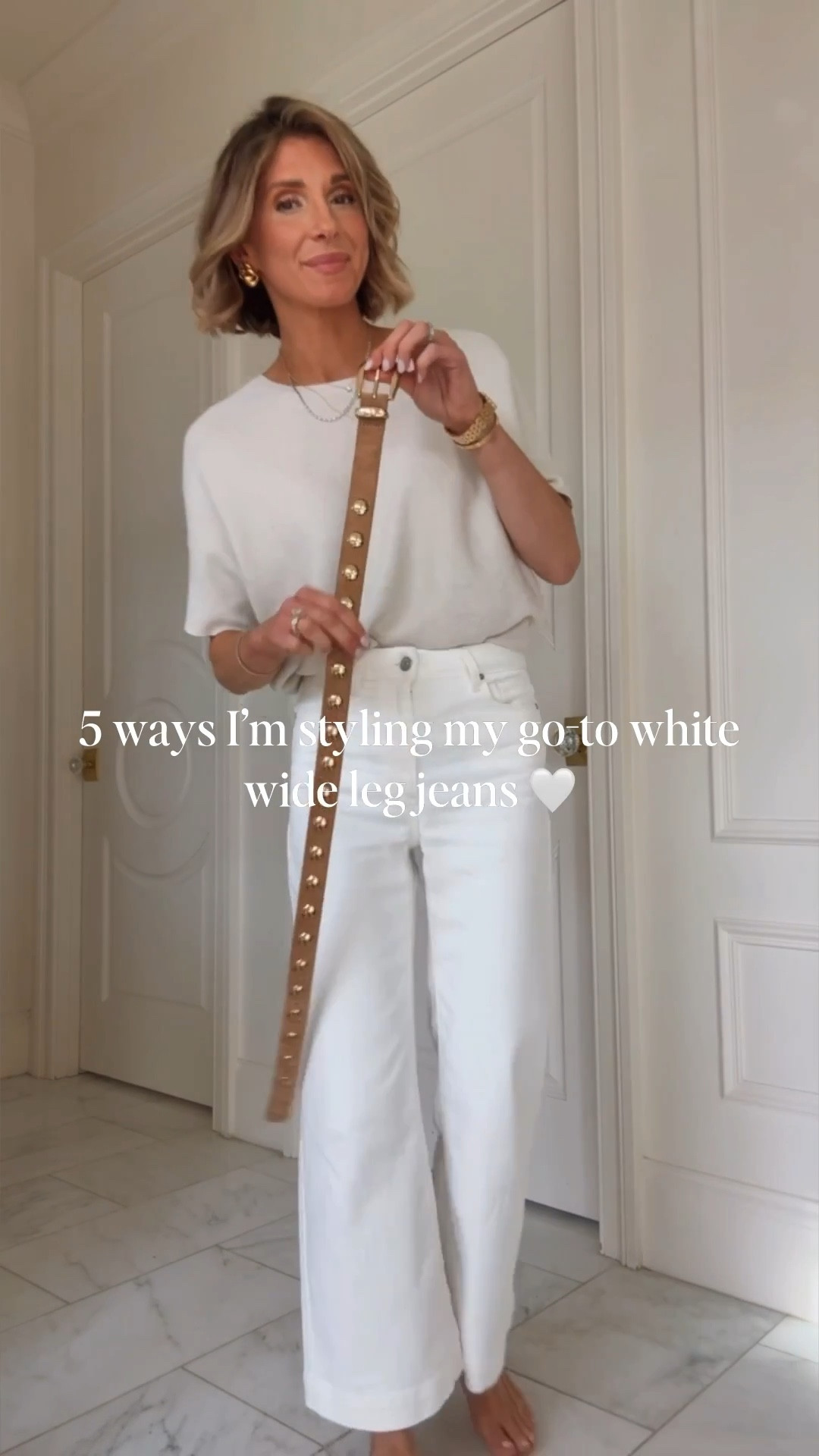 5 ways to wear my favorite (and viral) wide leg white jeans that fit everyone and flattering on everyone! 

#LTKootd #LTKgrwm