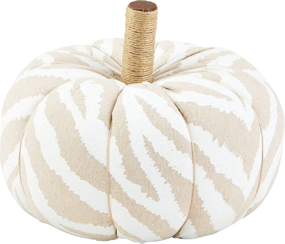 Mud Pie Pumpkin Sitter, Zebra, 8.5" x 9.5" | Amazon (US)