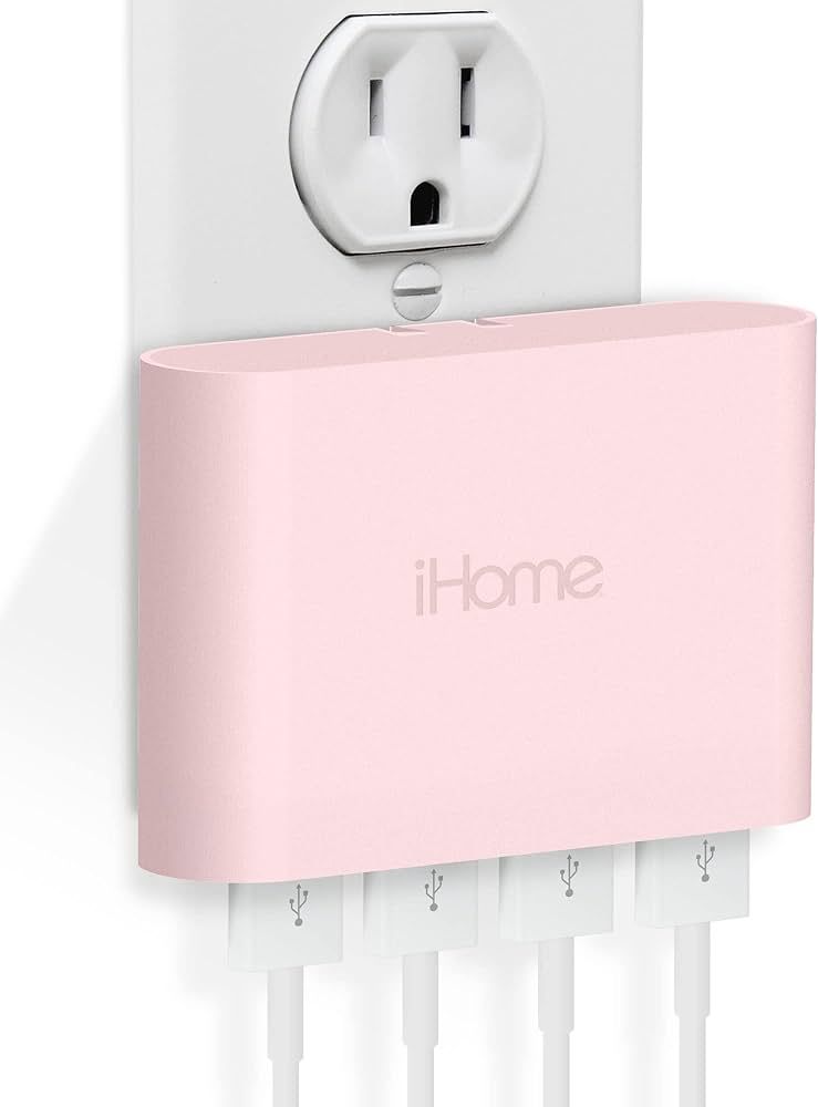 iHome Slim USB Wall Charger: AC Pro Multiport USB Charger, USB Plug Adapter & Phone Charging Bloc... | Amazon (US)