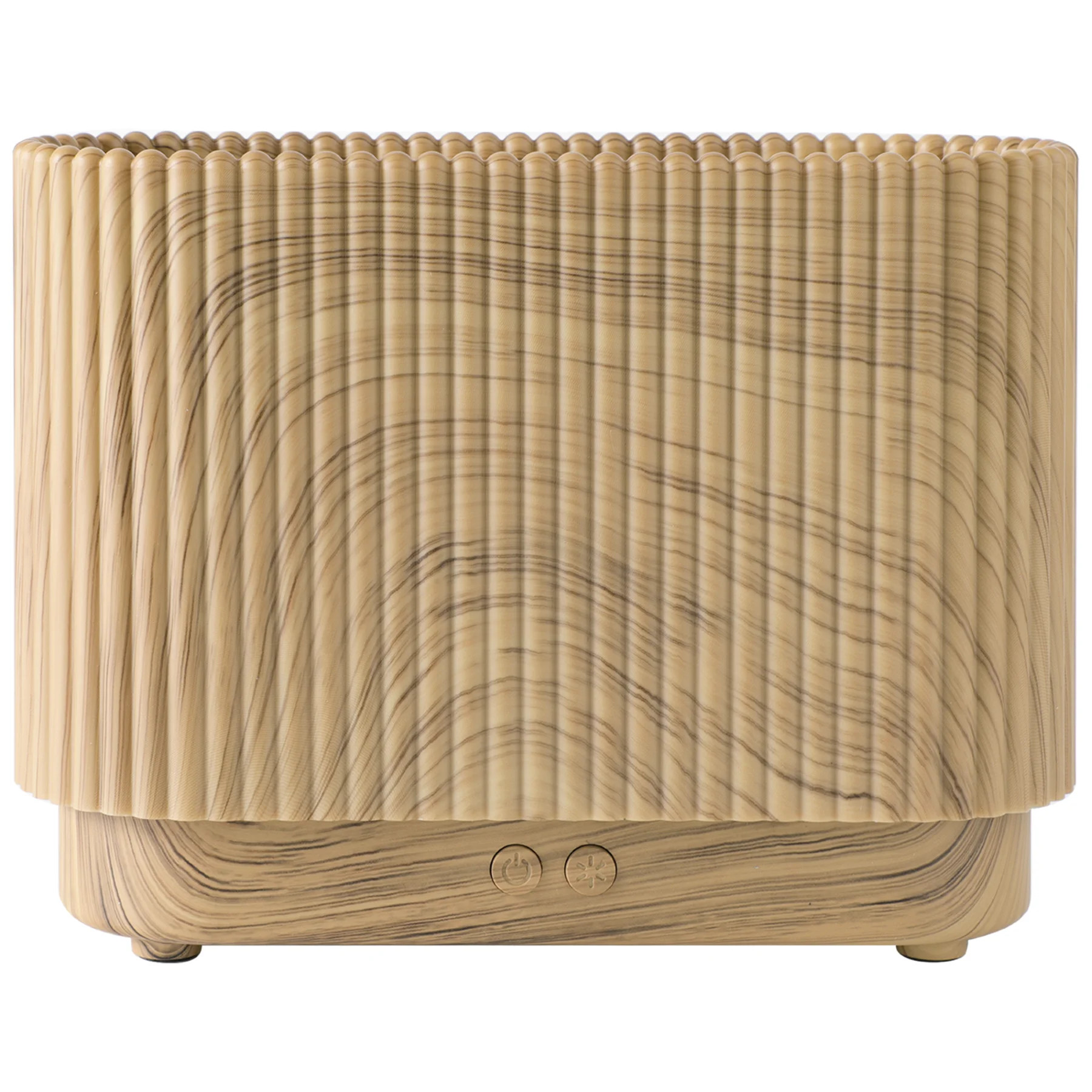 Better Homes & Gardens Ultrasonic Cool Mist Diffuser, Slim Ribbed Wood 150ml | Walmart (US)
