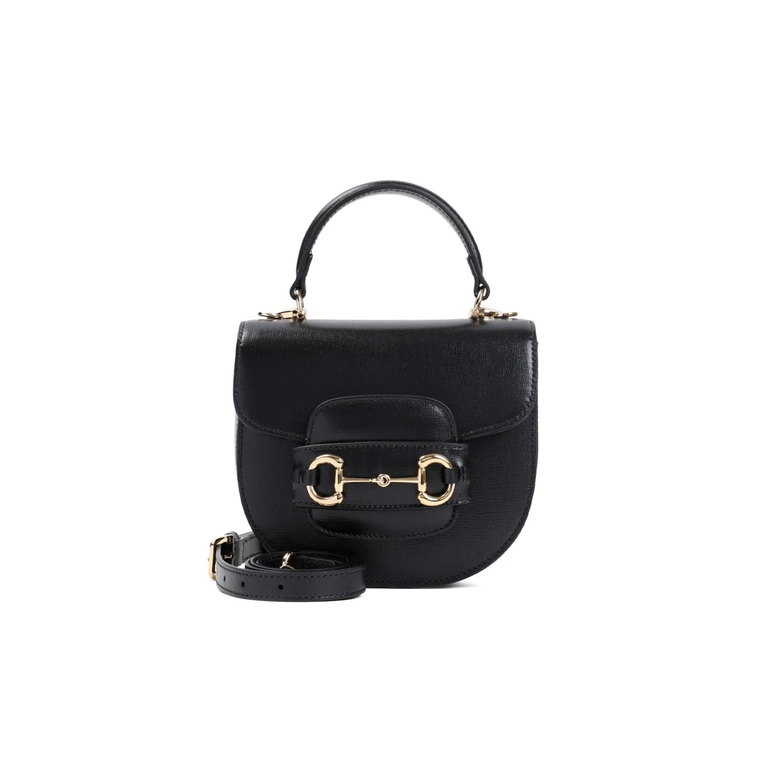 Women's Gucci Horsebit 1955 Mini Handbag in Black | 7813871AAQD | LOZURI