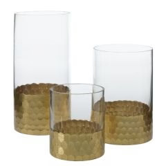 Elsa Gold and Glass Vase | Megan Molten