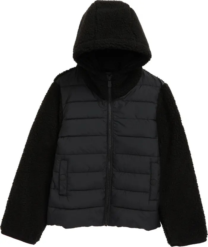 Save The Duck Derik Mixed Media Puffer Jacket | Nordstrom | Nordstrom