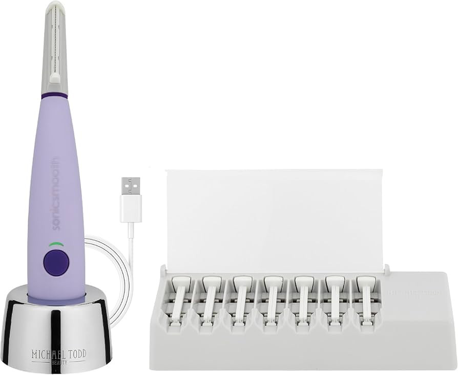 Michael Todd Beauty - Sonicsmooth – SONIC Technology Dermaplaning Tool - 2 in 1 Women’s Facia... | Amazon (US)