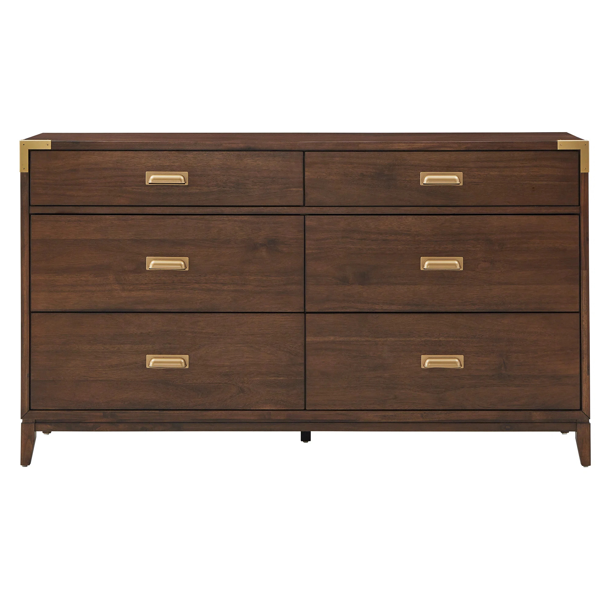 6 - Drawer Solid Wood Dresser with 3 Sets of Modular Dividers | Wayfair North America