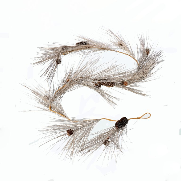 My Texas House Frosted Pine Garland, 72 inch - Walmart.com | Walmart (US)