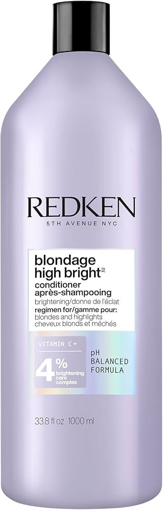 Redken Blondage High Bright Conditioner | Brightens and Lightens Color-Treated and Natural Blonde... | Amazon (US)